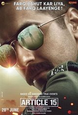 Article 15 (Hindi) Movie Poster