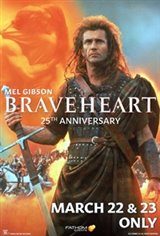 Braveheart 25th Anniversary Movie Poster
