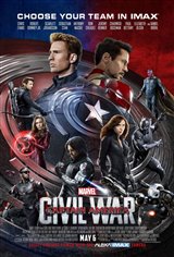 Captain America: Civil War - An IMAX 3D Experience Movie Poster