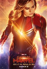 Captain Marvel 3D Movie Poster