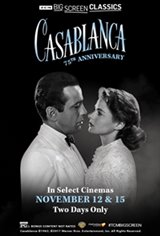 Casablanca 75th Anniversary Movie Poster