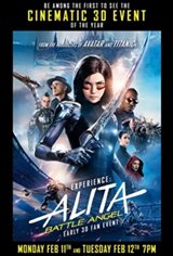 Experience Alita: Battle Angel Early - IMAX 3D Fan Event Movie Poster