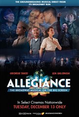 George Takei's Allegiance on Broadway Movie Poster