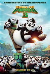 Kung Fu Panda 3 3D Movie Poster