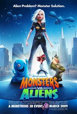 Monsters vs. Aliens 3D Movie Poster