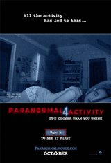 Paranormal Activity 4: The IMAX Experience Movie Poster