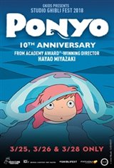 Ponyo 10th Anniversary - Studio Ghibli Fest 2018 Movie Poster