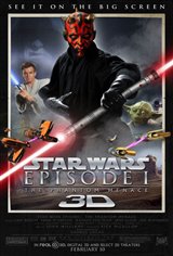 Star Wars: Episode I - The Phantom Menace 3D Movie Poster