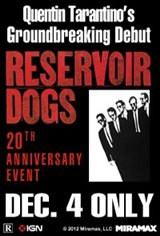Tarantino XX: Reservoir Dogs 20th Anniversary Event Movie Poster