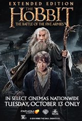 The Hobbit: The Battle of the Five Armies Extended Edition  Movie Poster