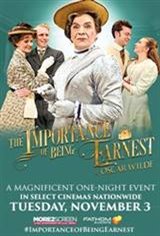 The Importance of Being Earnest LIVE Movie Poster