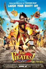 The Pirates! Band of Misfits 3D Movie Poster