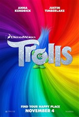 Trolls 3D Movie Poster