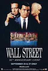 Wall Street 30th Anniversary Movie Poster