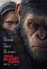 War for the Planet of the Apes 3D Movie Poster