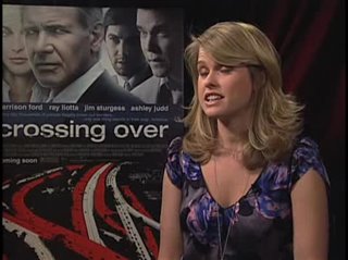 Alice Eve (Crossing Over) - Interview