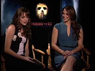 Danielle Panabaker & Amanda Righetti (Friday the 13th)