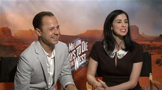 Giovanni Ribisi & Sarah Silverman (A Million Ways to Die in the West)