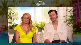 Jessica Collins and Rafael Cebrián on playing lovers in 'Acapulco'