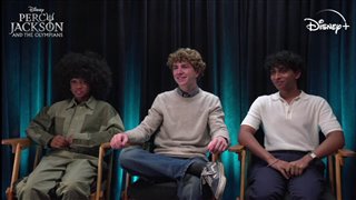 'Percy Jackson and the Olympians' stars chat about stunts