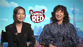 Rosalie Chiang and Sandra Oh on their new Disney/Pixar film 'Turning Red'