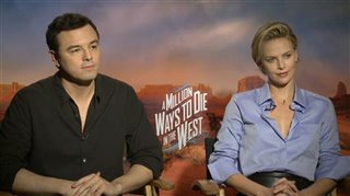 Seth MacFarlane & Charlize Theron (A Million Ways to Die in the West)