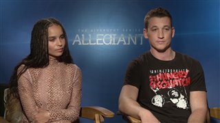 Zoë Kravitz & Miles Teller Interview - The Divergent Series: Allegiant