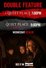 A Quiet Place Double Feature Movie Poster