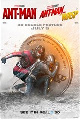 Ant-Man + Ant-Man and The Wasp 3D Double Feature Movie Poster