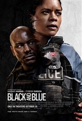 Black and Blue Poster