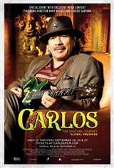 Carlos: The Santana Journey Global Premiere Movie Poster