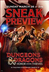 Dungeons & Dragons: Honor Among Thieves Sneak Preview Poster