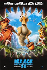 Ice Age: Dawn of the Dinosaurs 3D Movie Poster