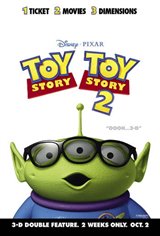 Toy Story & Toy Story 2 Double Feature in Disney Digital 3D Movie Poster