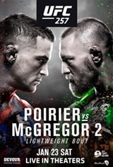 UFC 257: Poirier vs McGregor Movie Poster