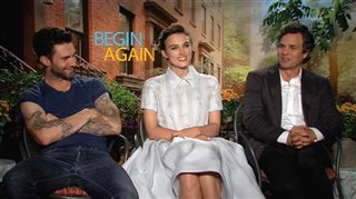 Adam Levine, Keira Knightley & Mark Ruffalo (Begin Again)