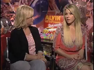 Amy Poehler & Alvin and the Chipmunks: The Squeakquel - Interview