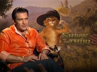 Antonio Banderas (Shrek the Third) - Interview
