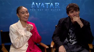 Bailey Bass and Jamie Flatters on filming 'Avatar: The Way of Water'