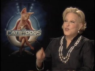 Bette Midler (Cats & Dogs: The Revenge of Kitty Galore) - Interview