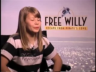 Bindi Irwin (Free Willy: Escape from Pirate's Cove) - Interview