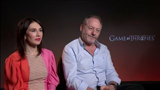 Carice van Houten & Liam Cunningham talk 'Game of Thrones'