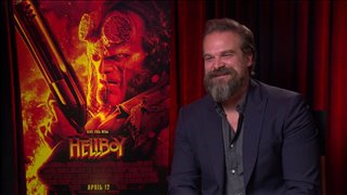 David Harbour talks 'Hellboy'