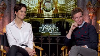 Eddie Redmayne & Katherine Waterston Interview - Fantastic Beasts and Where to Find Them