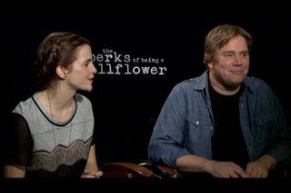Emma Watson & Stephen Chbosky (The Perks of Being a Wallflower)