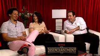 Eric André, Abbi Jacobson & Josh Weinstein talk 'Disenchantment'