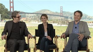 Gary Oldman, Keri Russell & Jason Clarke (Dawn of the Planet of the Apes)