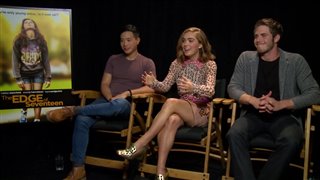 Hayden Szeto, Haley Lu Richardson & Blake Jenner Interview - The Edge of Seventeen