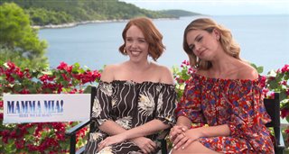 Jessica Keenan Wynn & Lily James talk 'Mamma Mia! Here We Go Again'