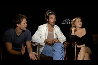 Johnny Simmons, Ezra Miller & Mae Whitman (The Perks of Being a Wallflower)